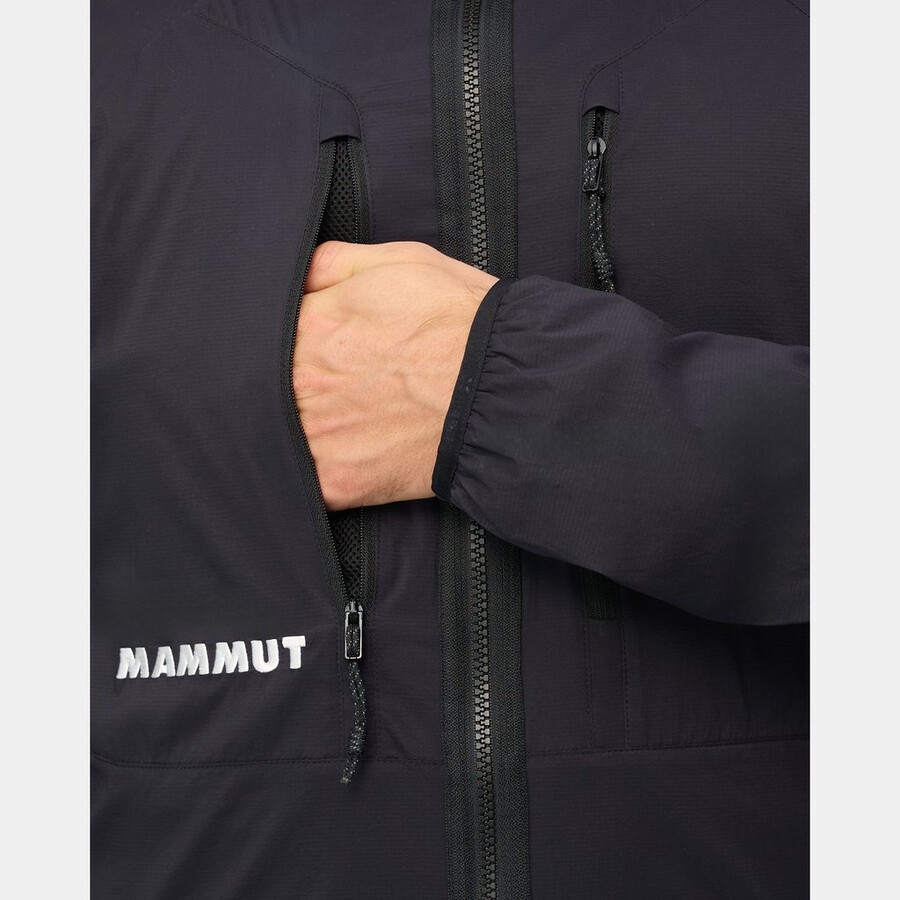 eiger nordwand in flex air kapuzenjacke herren schwarz