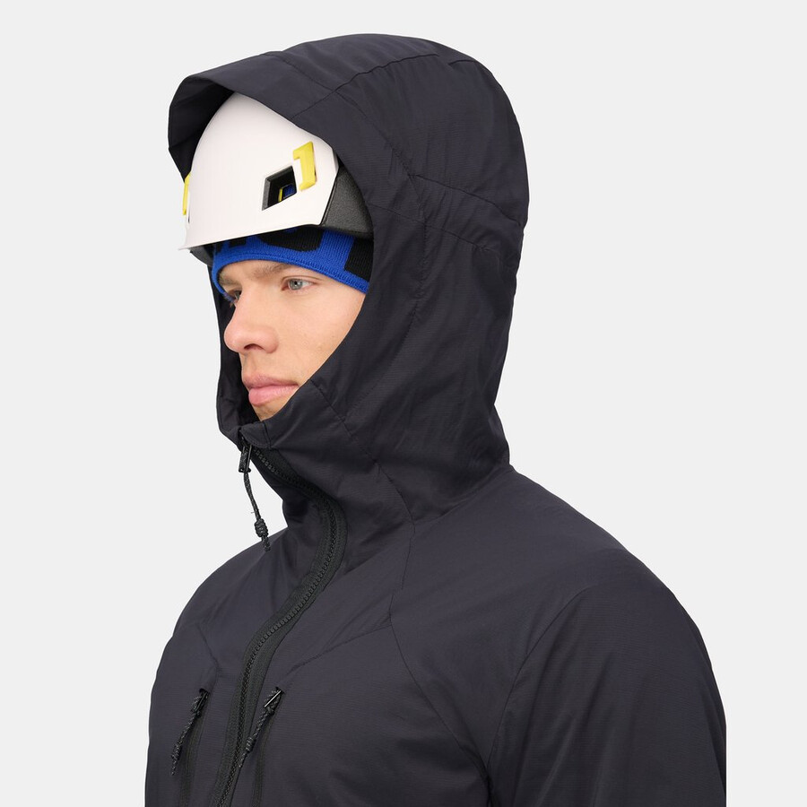 eiger nordwand in flex air kapuzenjacke herren schwarz