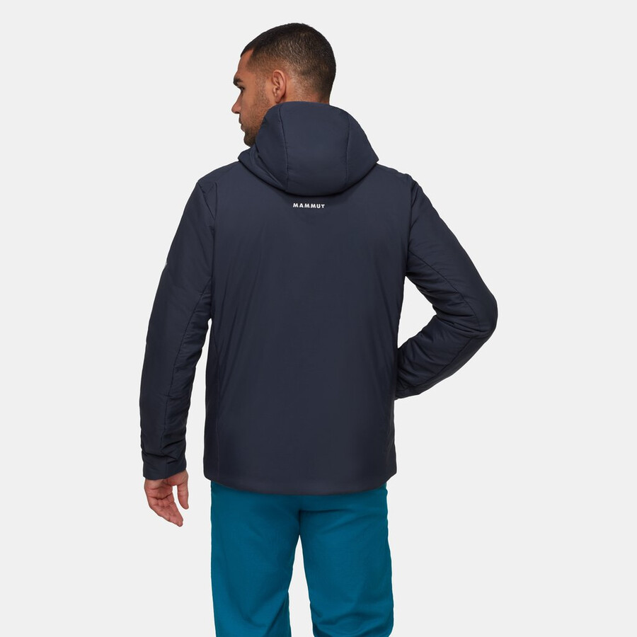rime in kapuzenjacke herren silbergrün
