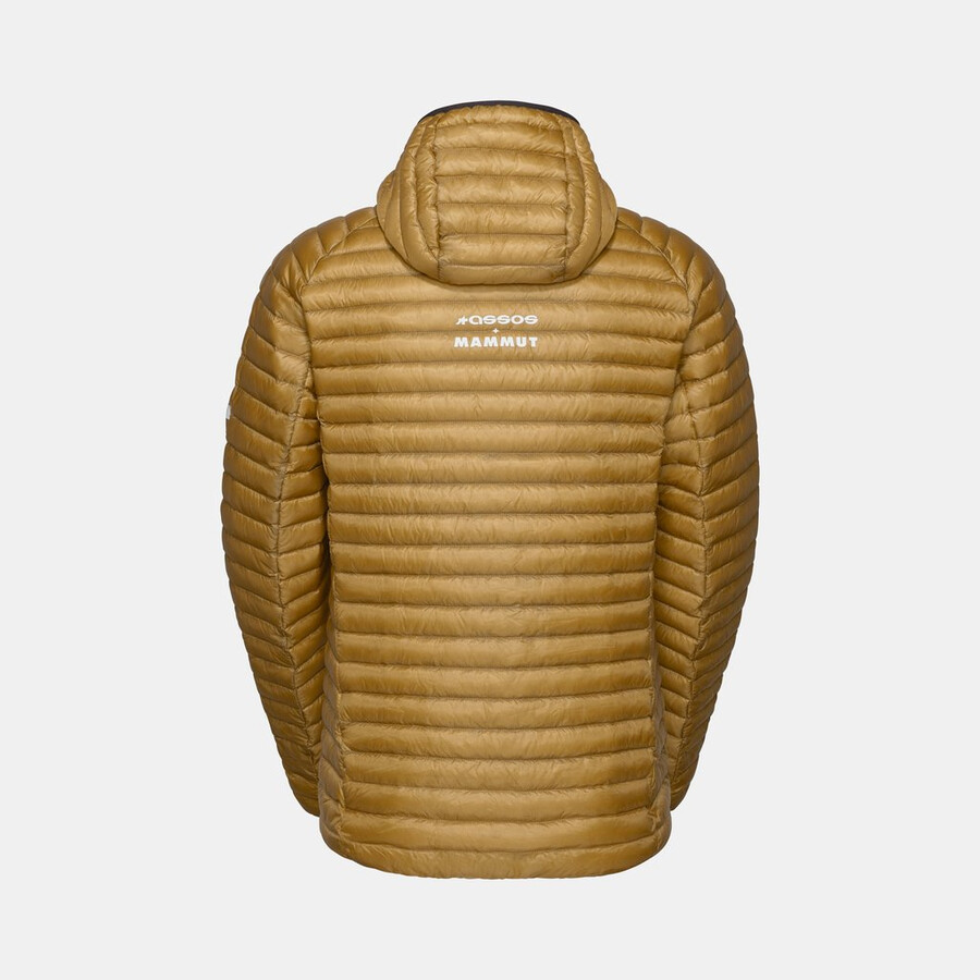 assos x mammut aenergy in kapuzenjacke herren naturbraun-beige