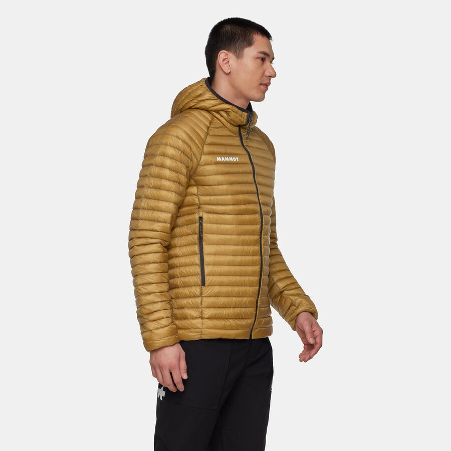assos x mammut aenergy in kapuzenjacke herren naturbraun-beige