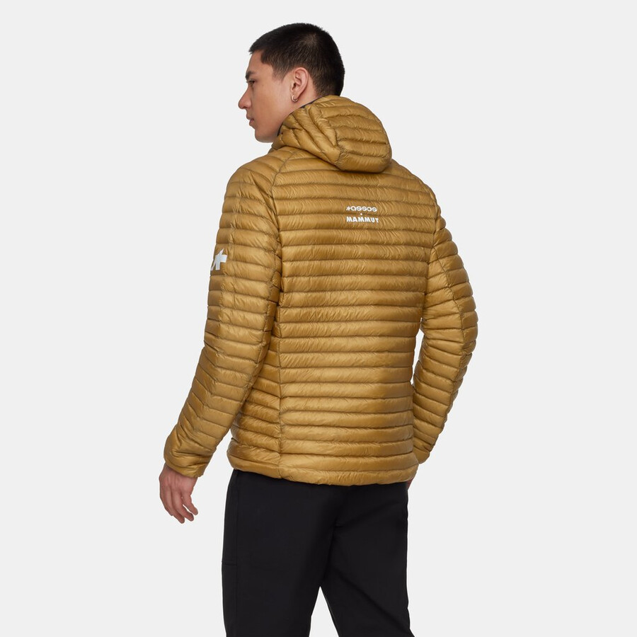 assos x mammut aenergy in kapuzenjacke herren naturbraun-beige