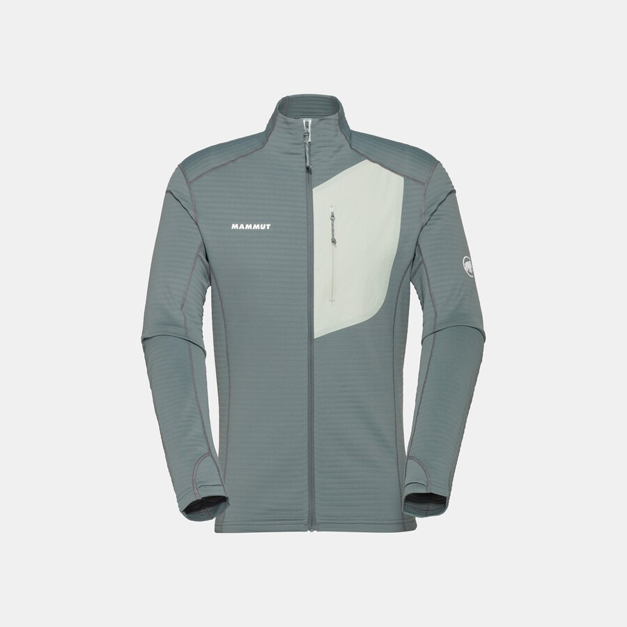 taiss light ml jacke herren strata-silberner salbei