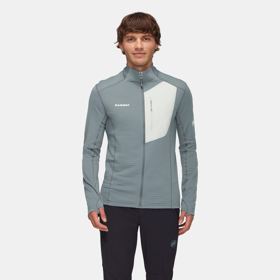 taiss light ml jacke herren strata-silberner salbei