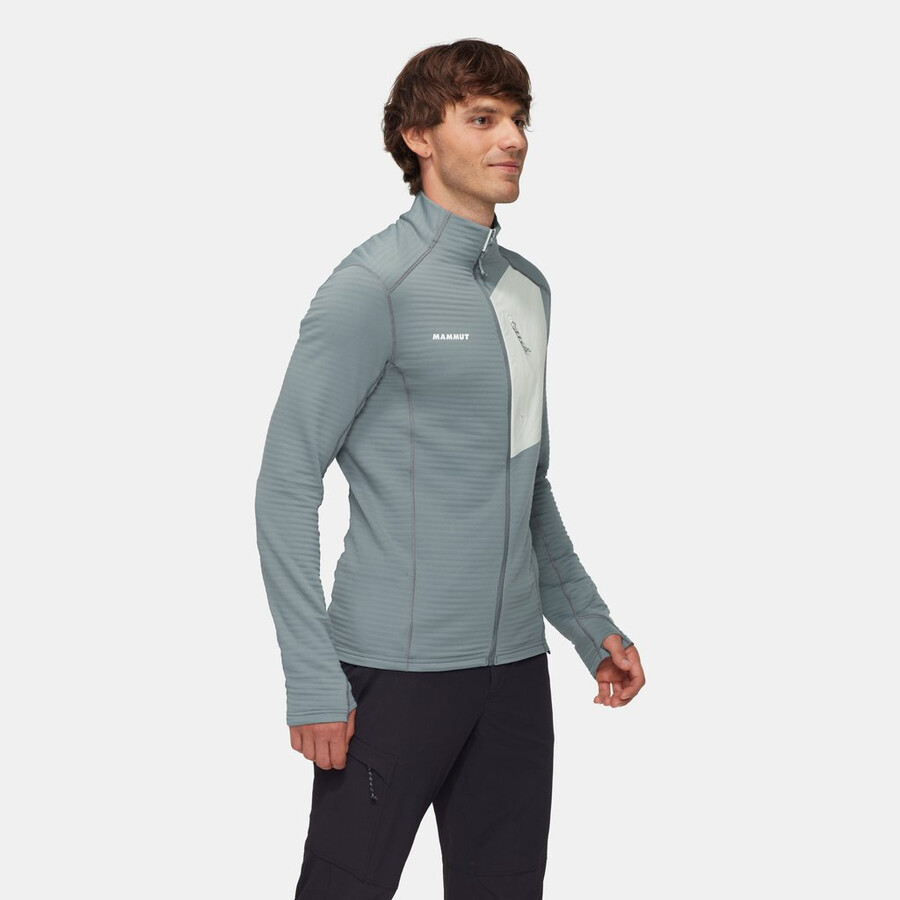 taiss light ml jacke herren strata-silberner salbei