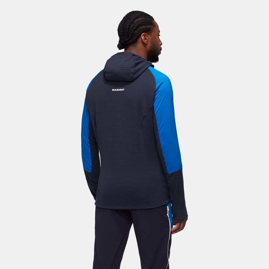 eiger nordwand ml hybrid kapuzenjacke herren azurit-nacht