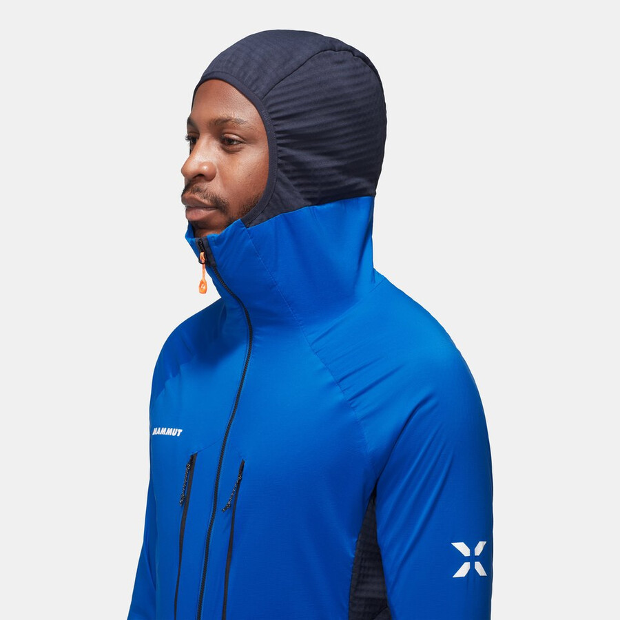 eiger nordwand ml hybrid kapuzenjacke herren azurit-nacht