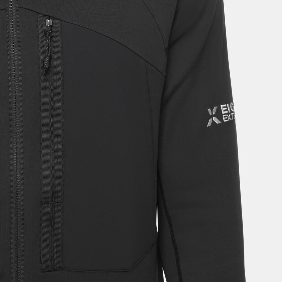 eiger nordwand advanced ml kapuzenjacke herren schwarz