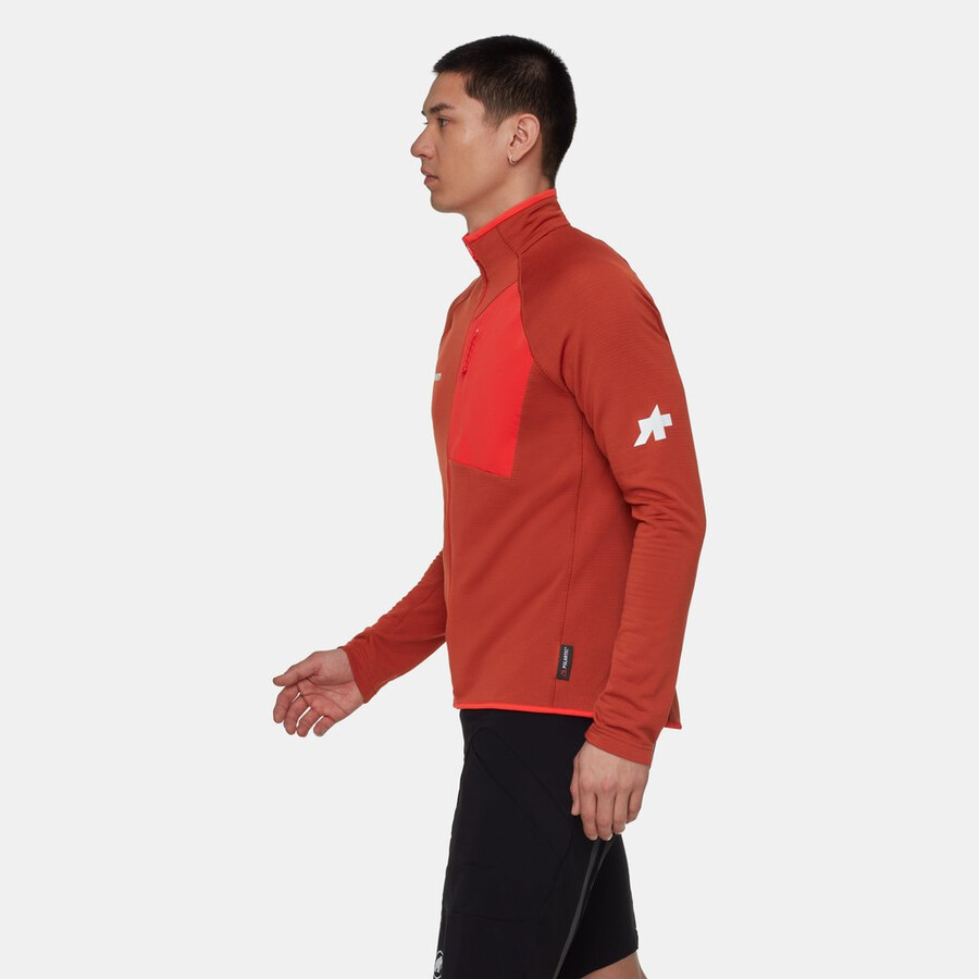 assos x mammut aenergy light ml jacke herren rot