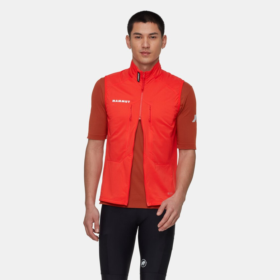 assos x mammut ml hybrid weste herren mammut rot