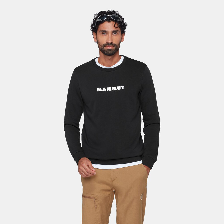 mammut core ml rundhalsausschnitt herren logo schwarz
