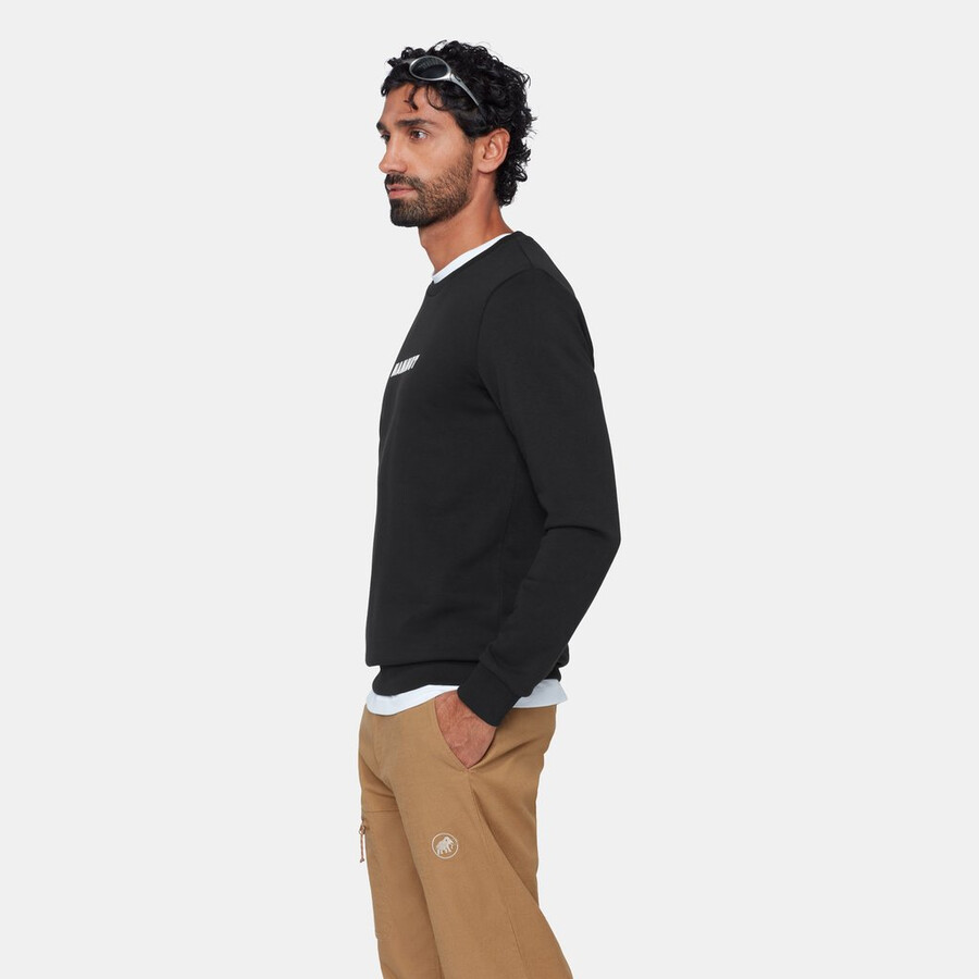 mammut core ml rundhalsausschnitt herren logo schwarz