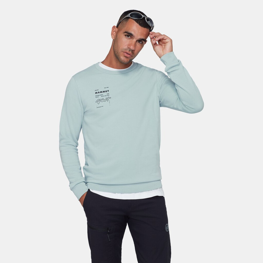 mammut core ml crew neck men vert nebla