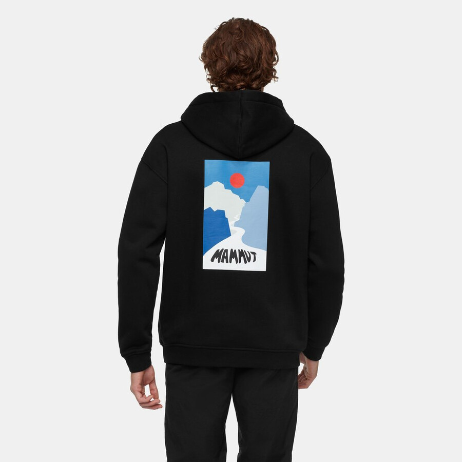 mammut base ml hoody herren valley schwarz