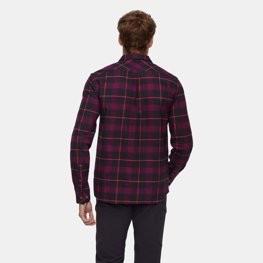 alvra langarmshirt herren schwarz-vin