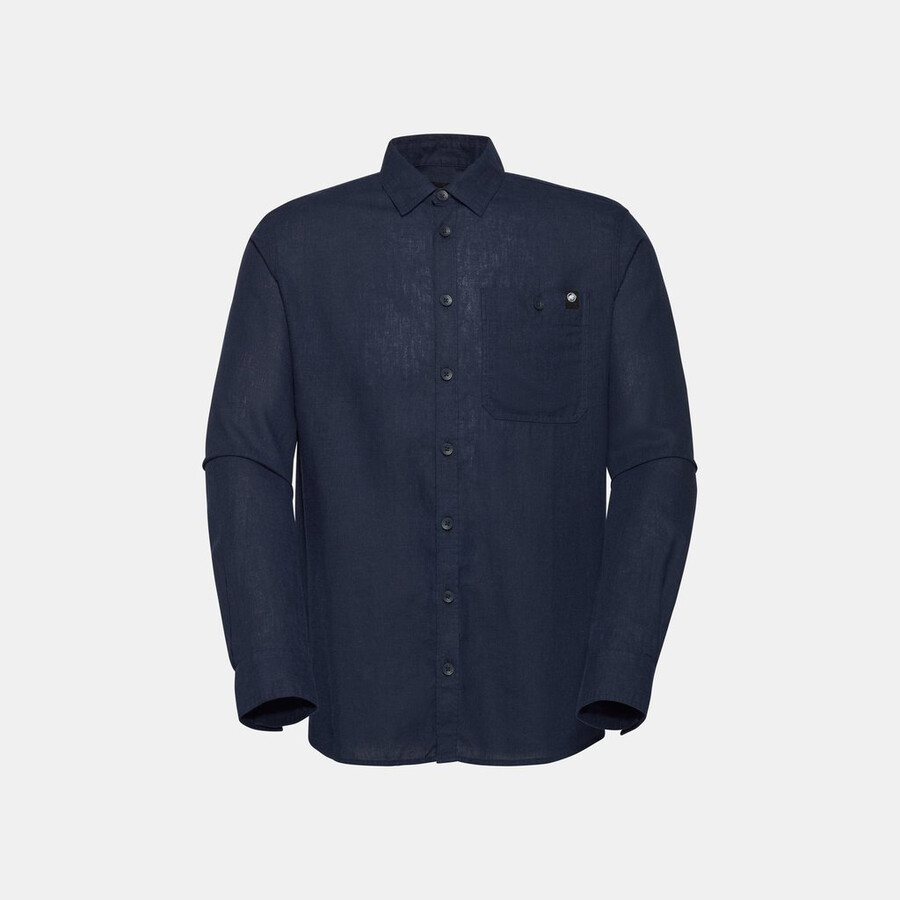 alvra summer langarmshirt herren marine