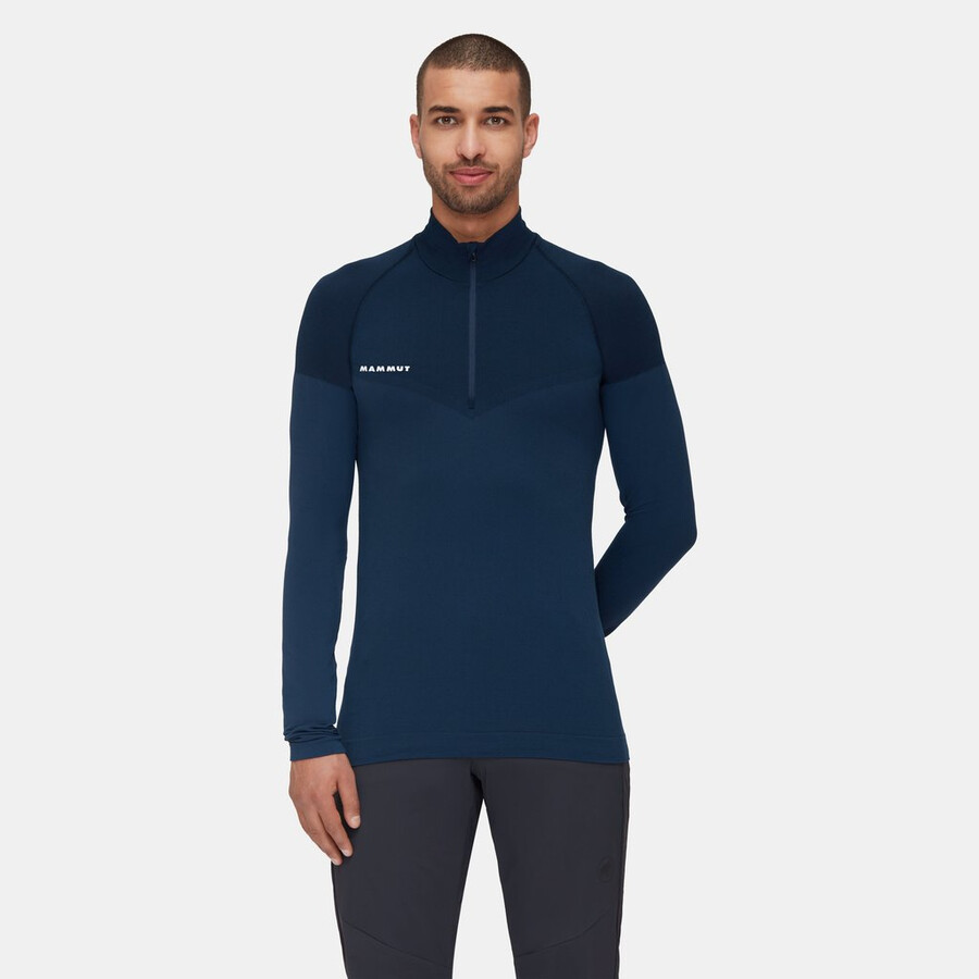 trift half zip longsleeve herren schwarz