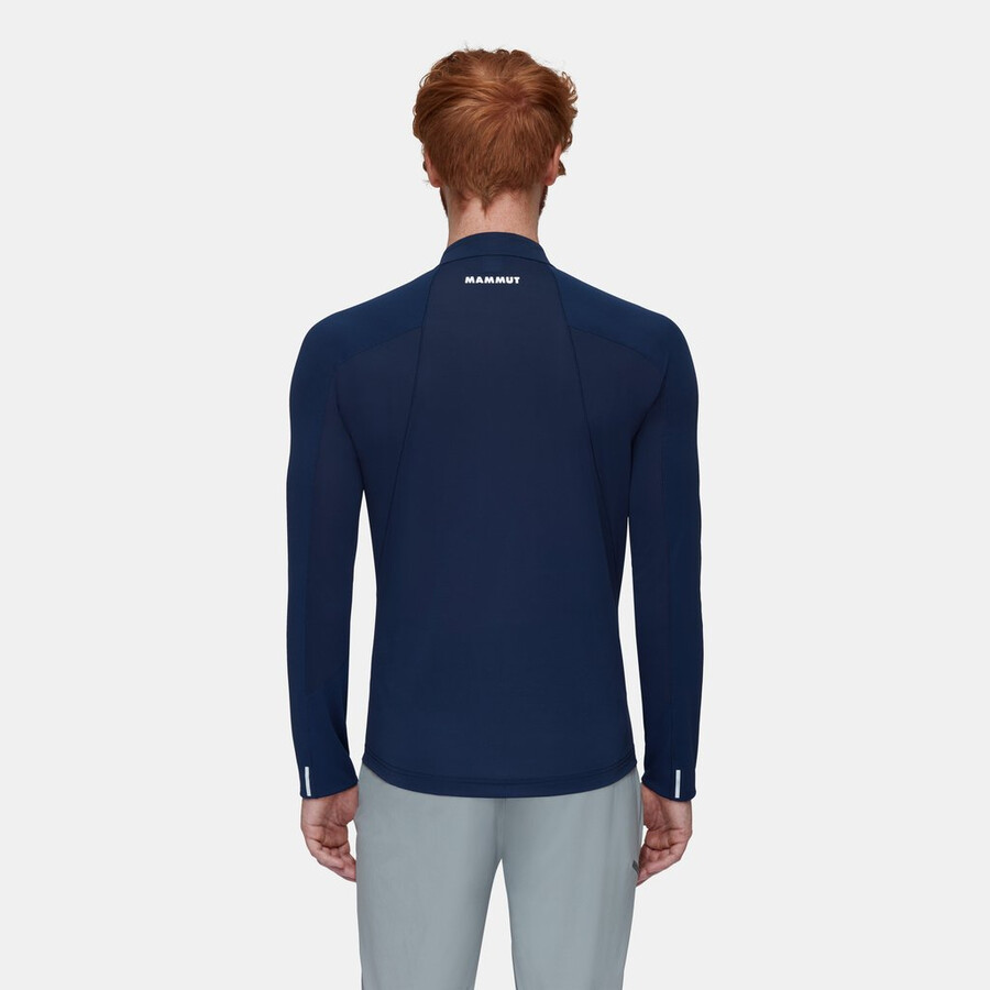 aenergy fl half zip langarmshirt herren marine