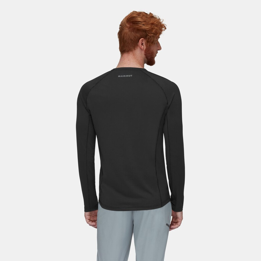 selun fl langarmshirt herren logo schwarz