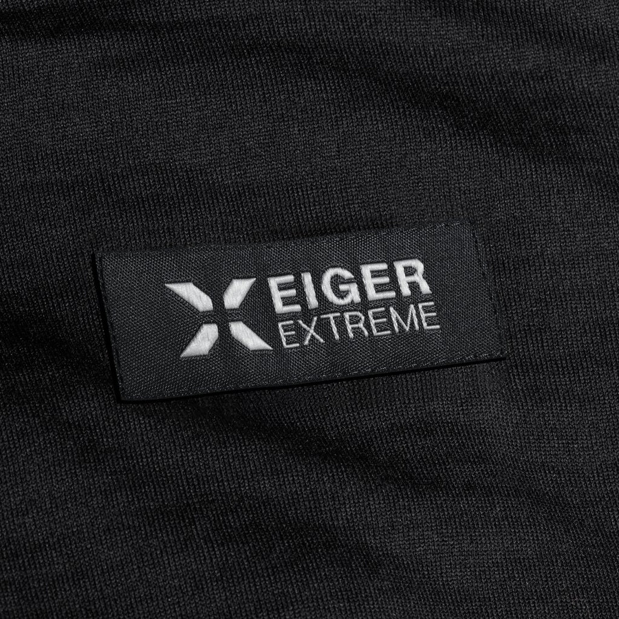 eiger nordwand advanced fl half zip hoodie herren schwarz