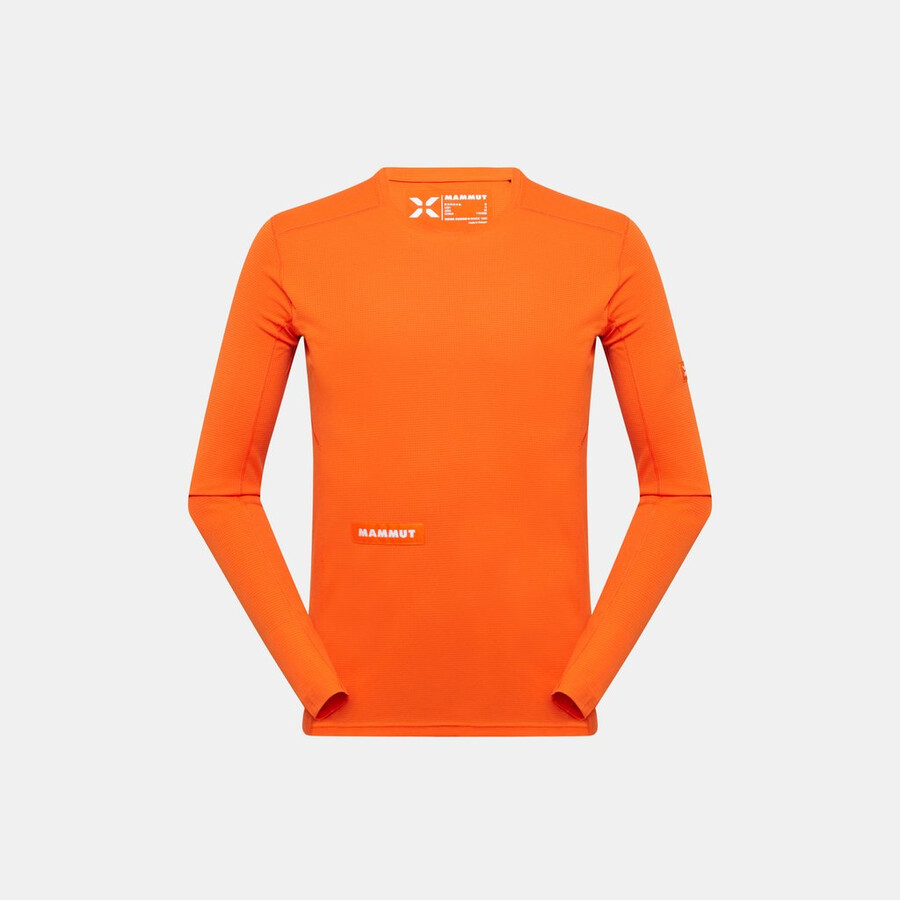 eiger nordwand fl longsleeve herren eiger orange