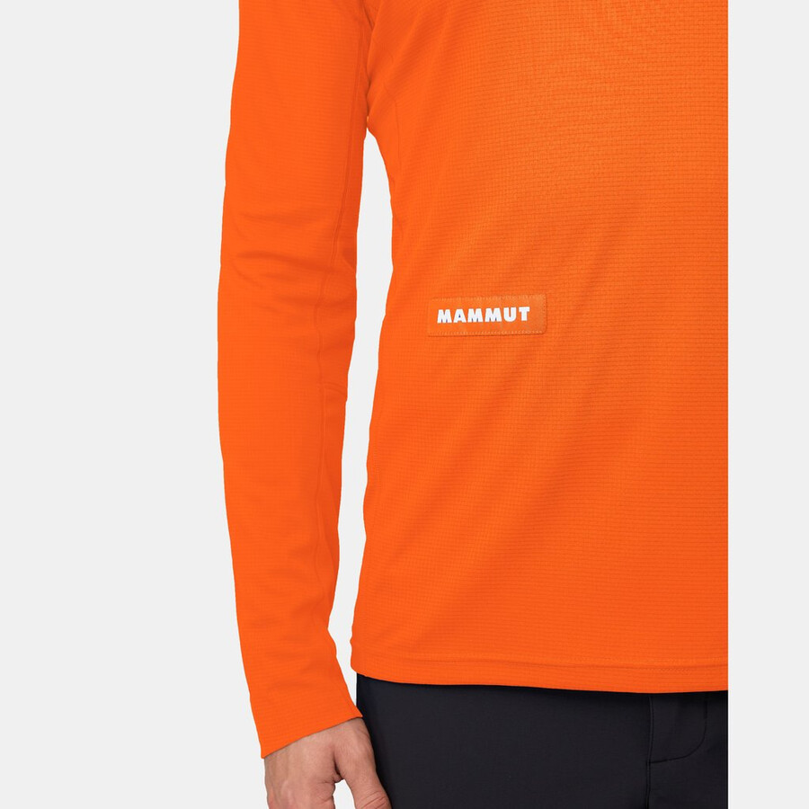 eiger nordwand fl longsleeve herren eiger orange