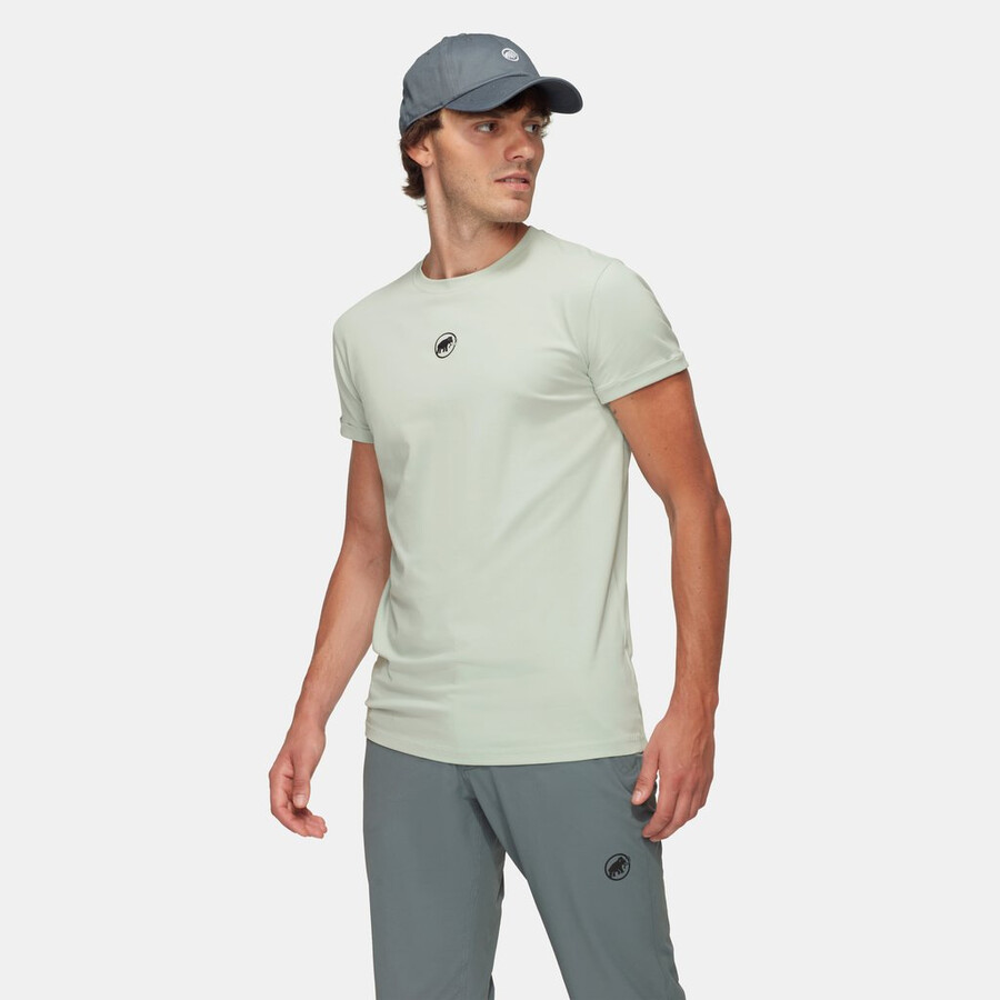 mammut seon t-shirt herren original silber salbei