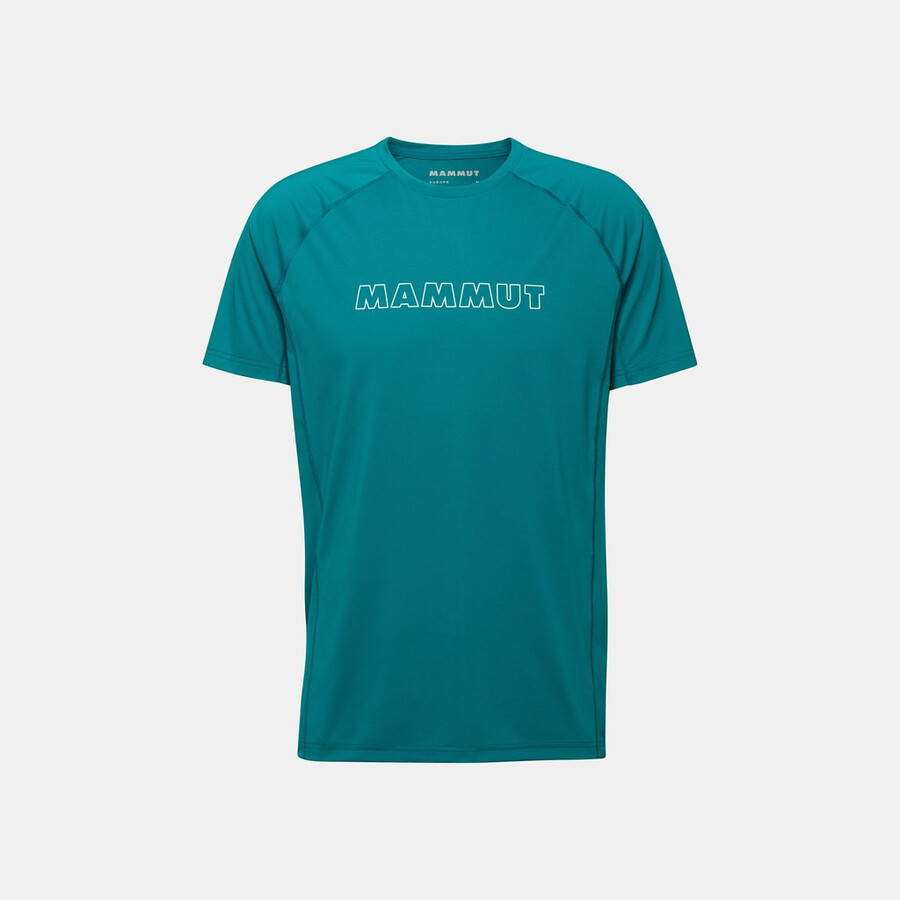 selun fl t-shirt herren logo silbergrün