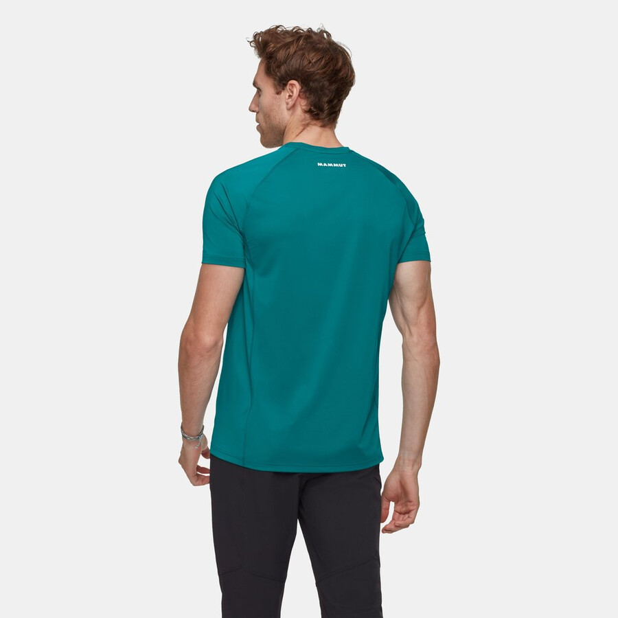 selun fl t-shirt herren logo silbergrün