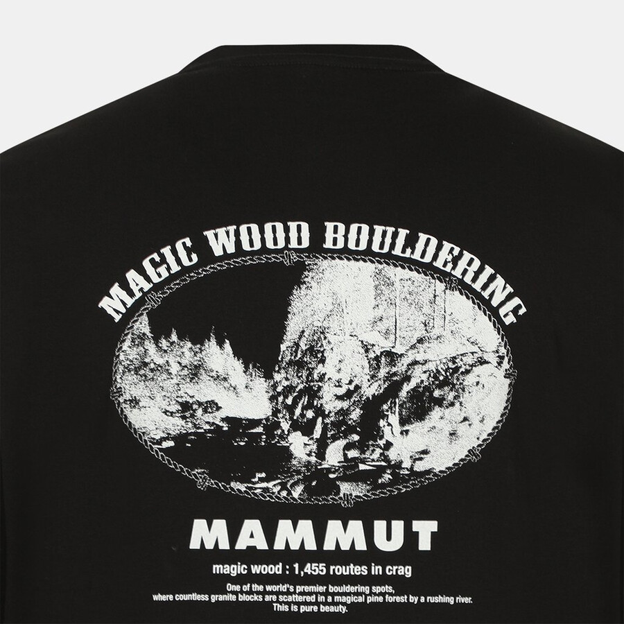 valley wald t-shirt herren creas schwarz