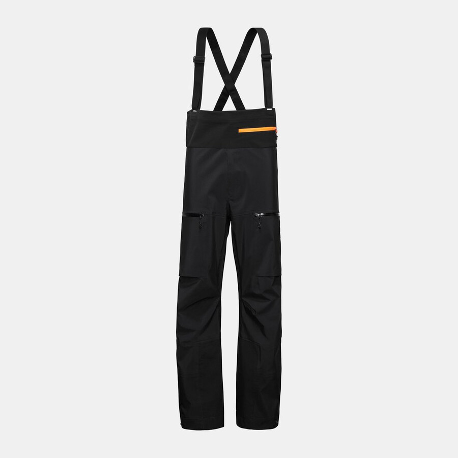 eiger free pro hs bib pants herren schwarz