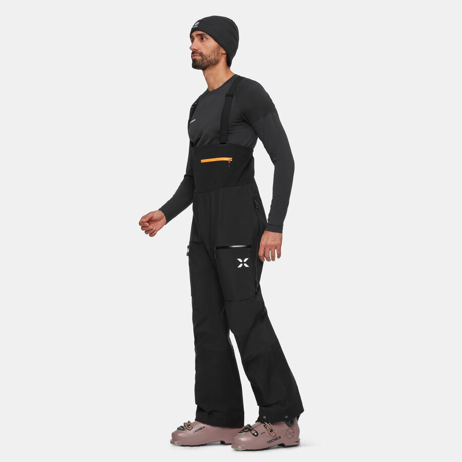 eiger free pro hs bib pants herren schwarz