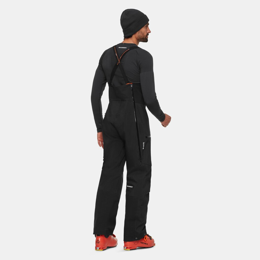 eiger free pro hs bib pants herren schwarz