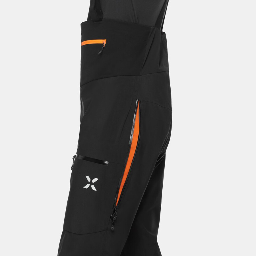 eiger free pro hs bib pants herren schwarz