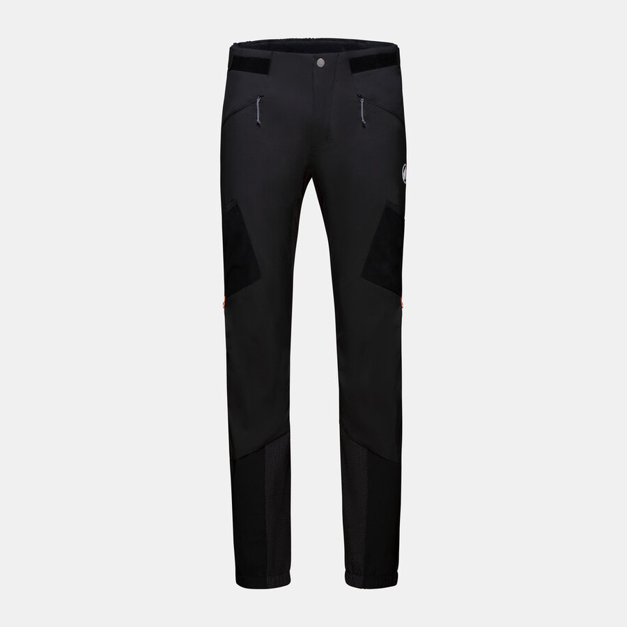 aenergy in hybridhose herren schwarz-leuchtendes orange