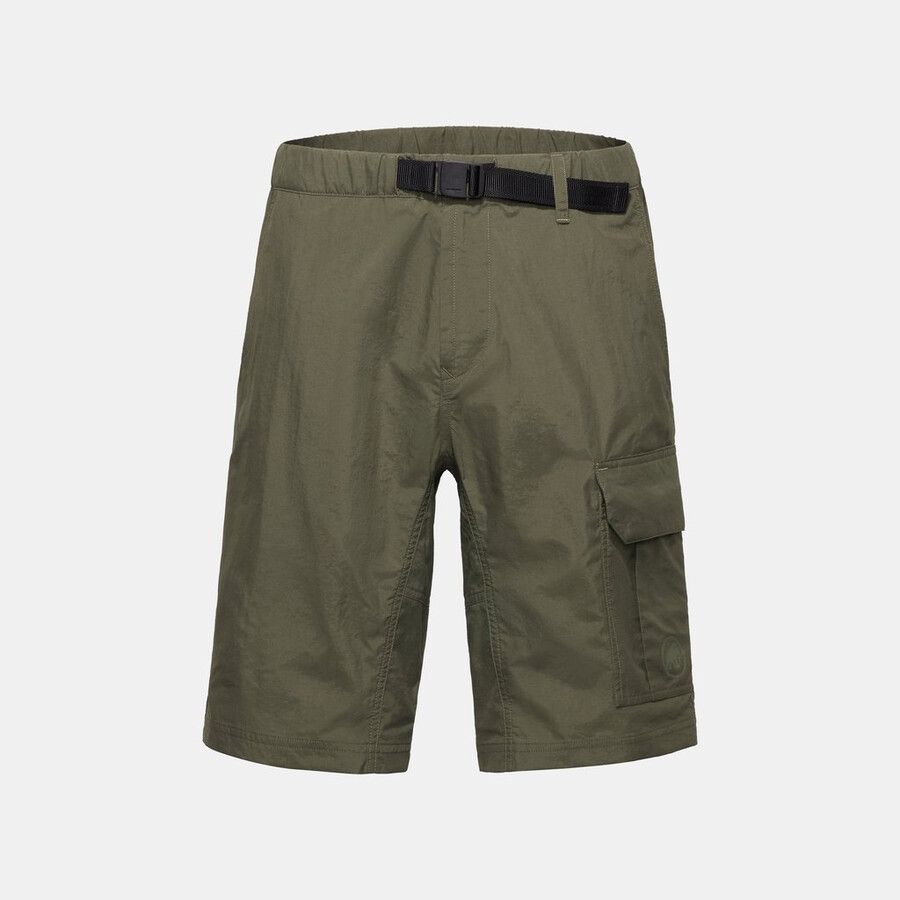 schwarze wander-cargoshorts für herren