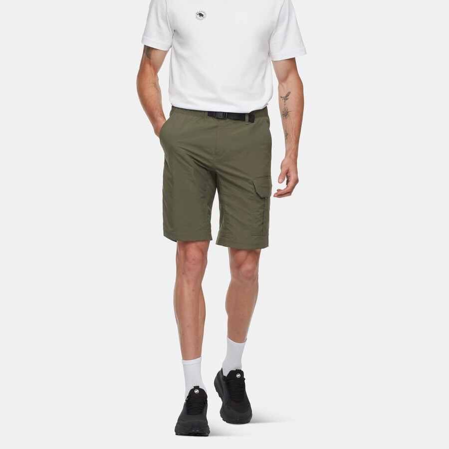 schwarze wander-cargoshorts für herren