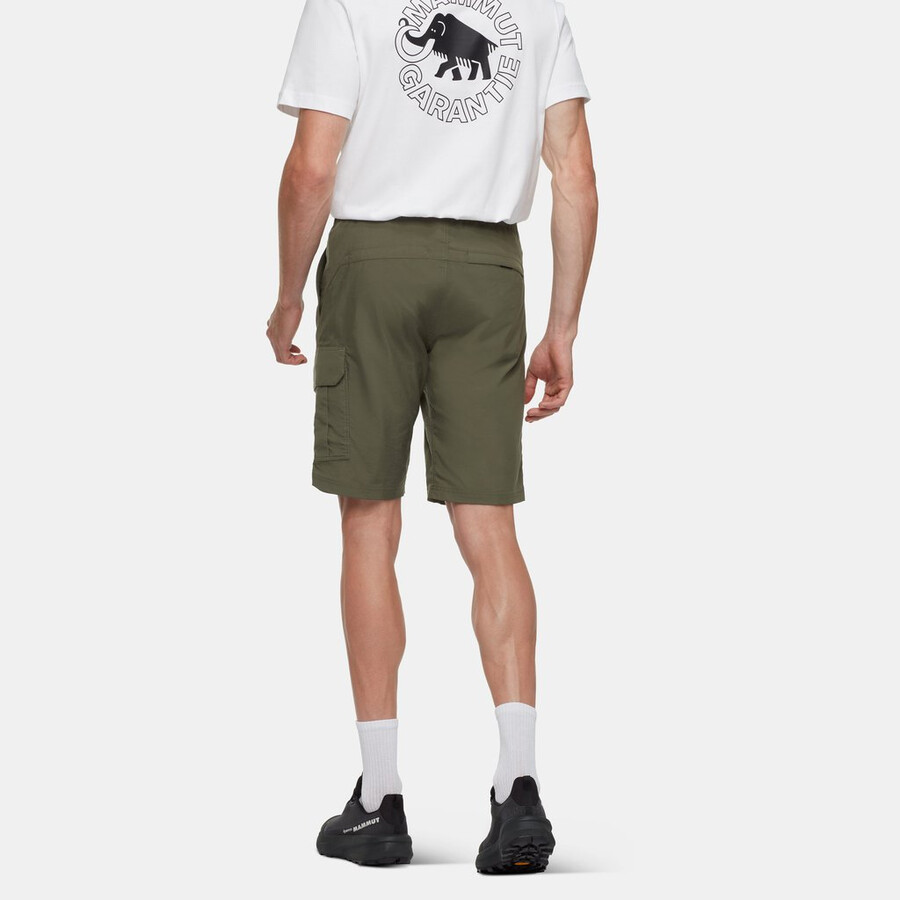 schwarze wander-cargoshorts für herren