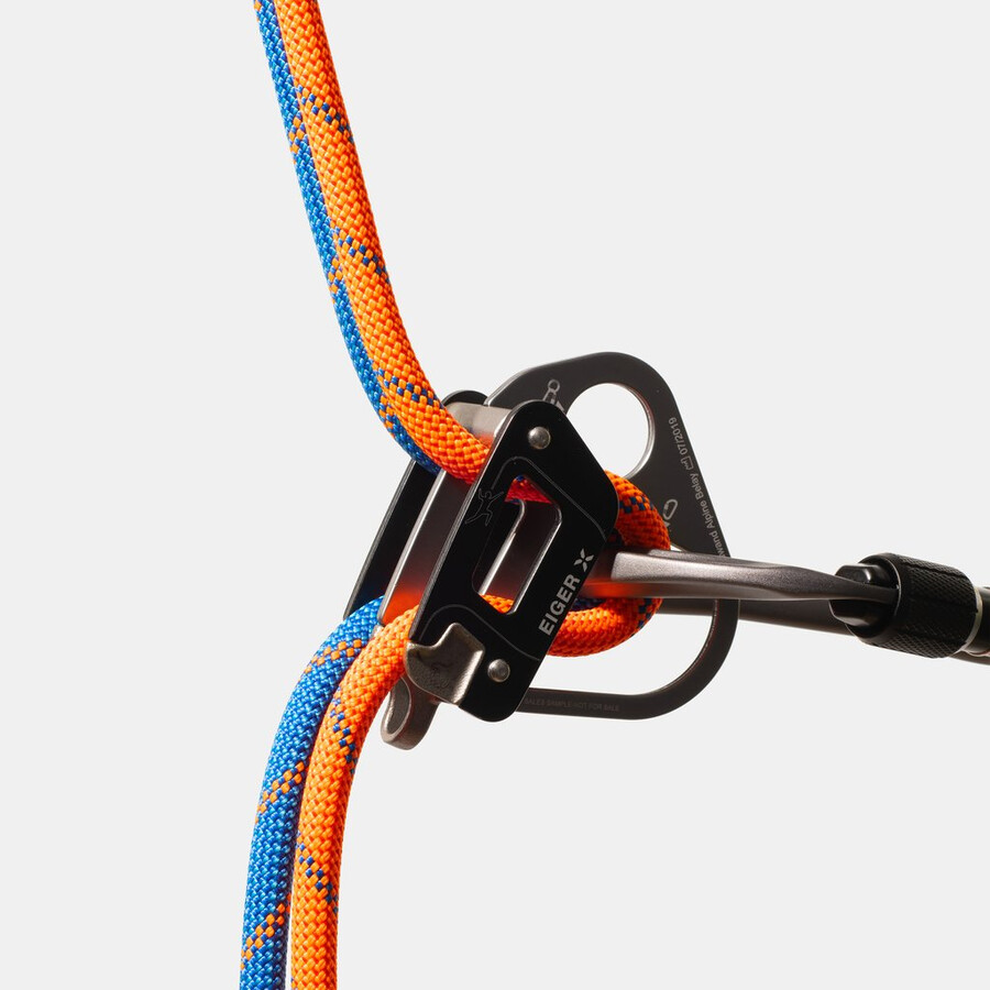 7.5 alpine sender trockenseil 50 m blau-leuchtendes orange