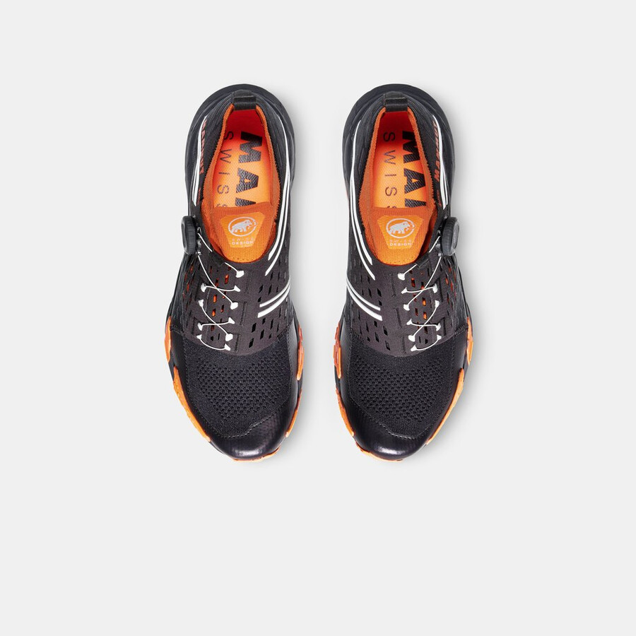 aenergy tr boa mid gtx herren schwarz-dunkelmandarine