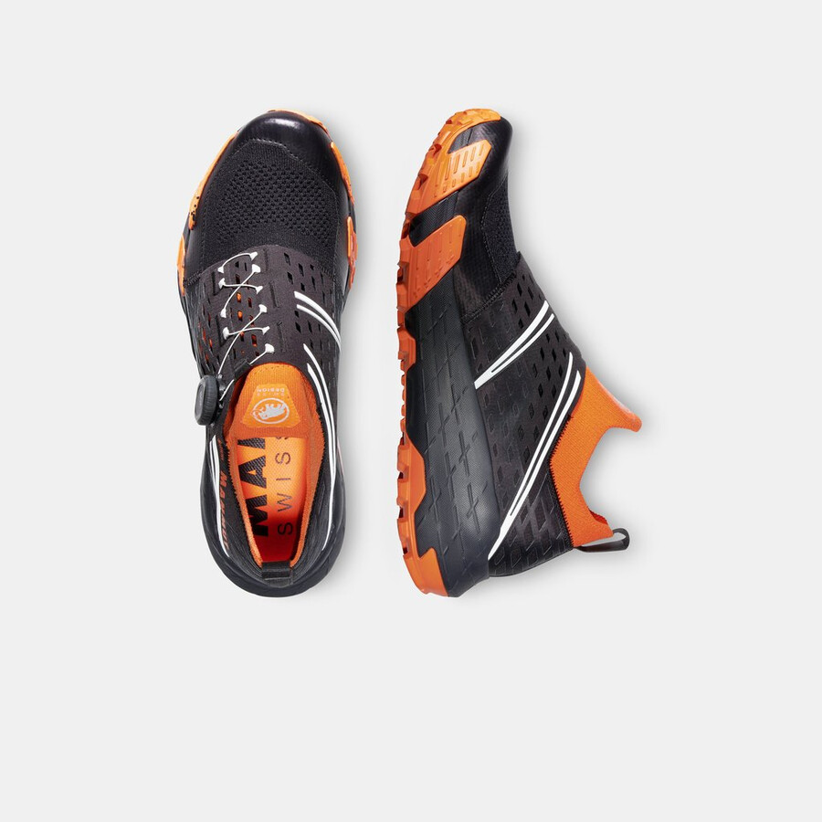 aenergy tr boa mid gtx herren schwarz-dunkelmandarine