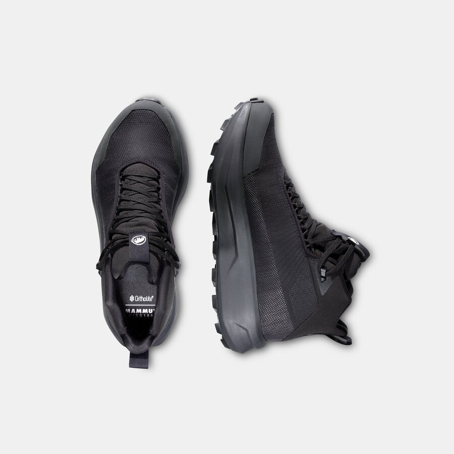 aenergy mtn mid gtx herren schwarz-dunkelstahl
