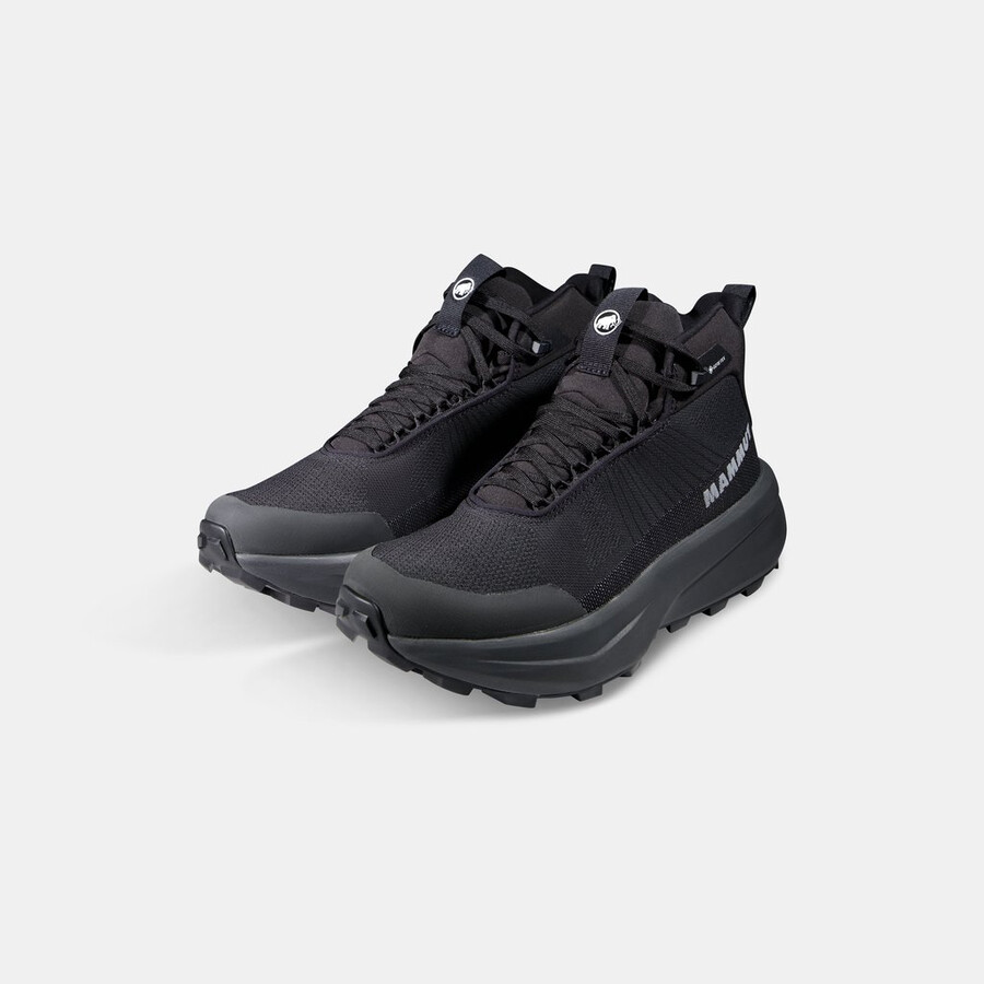 aenergy mtn mid gtx herren schwarz-dunkelstahl