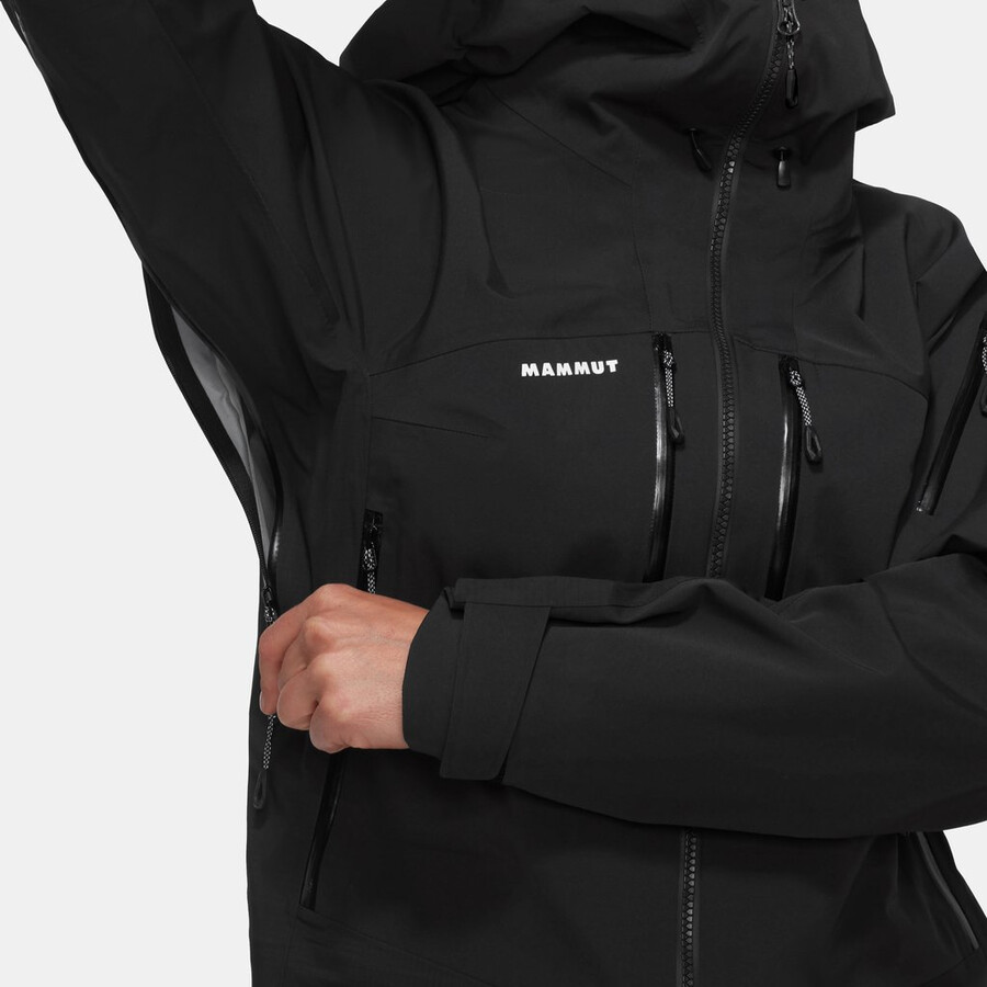 taiss pro hs kapuzenjacke damen mammut rot-vin