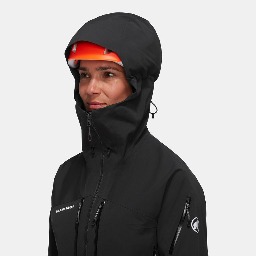taiss pro hs kapuzenjacke damen mammut rot-vin