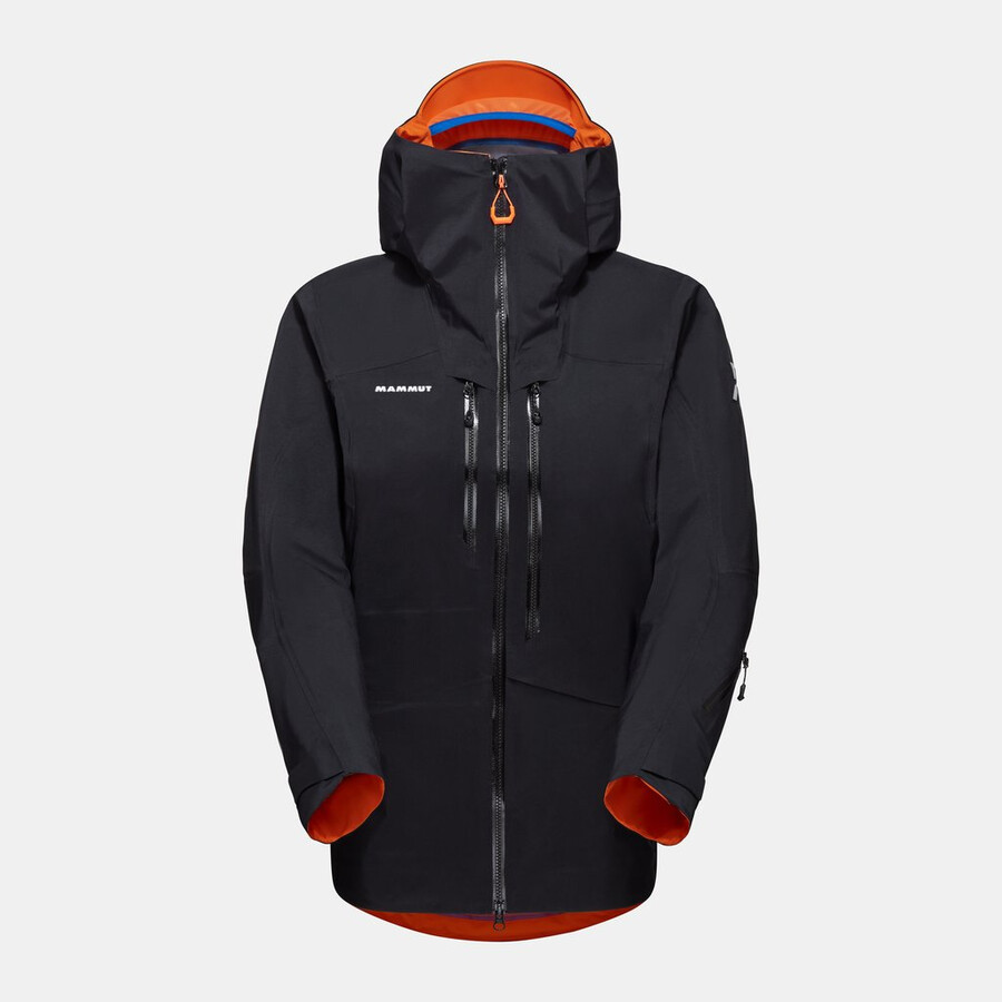 eiger free advanced hs kapuzenjacke damen schwarz