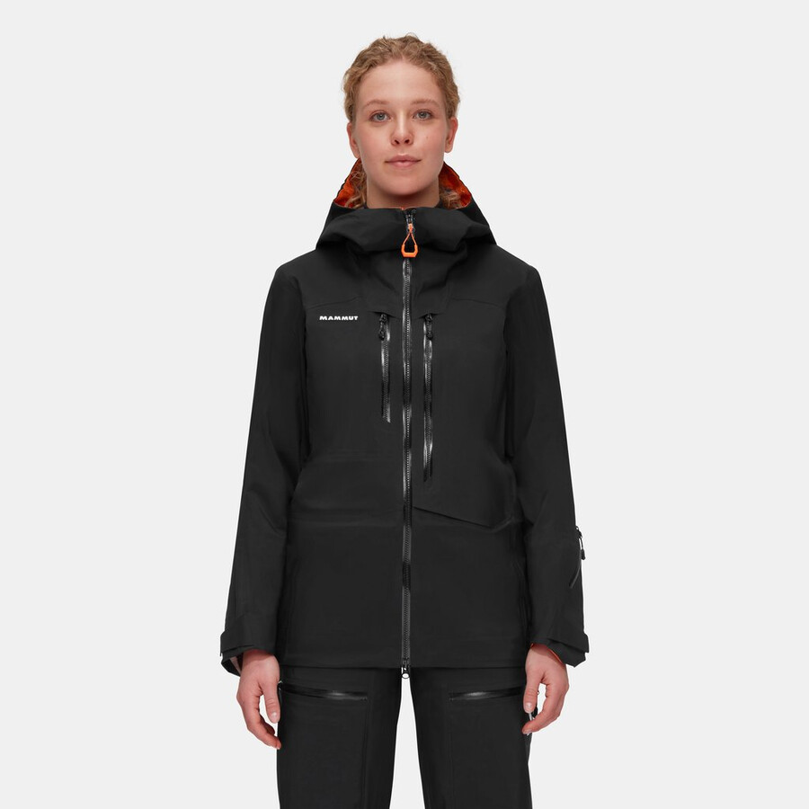 eiger free advanced hs kapuzenjacke damen schwarz