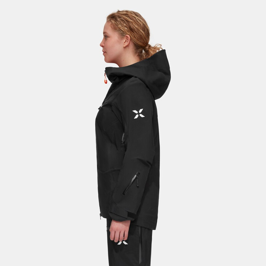 eiger free advanced hs kapuzenjacke damen schwarz
