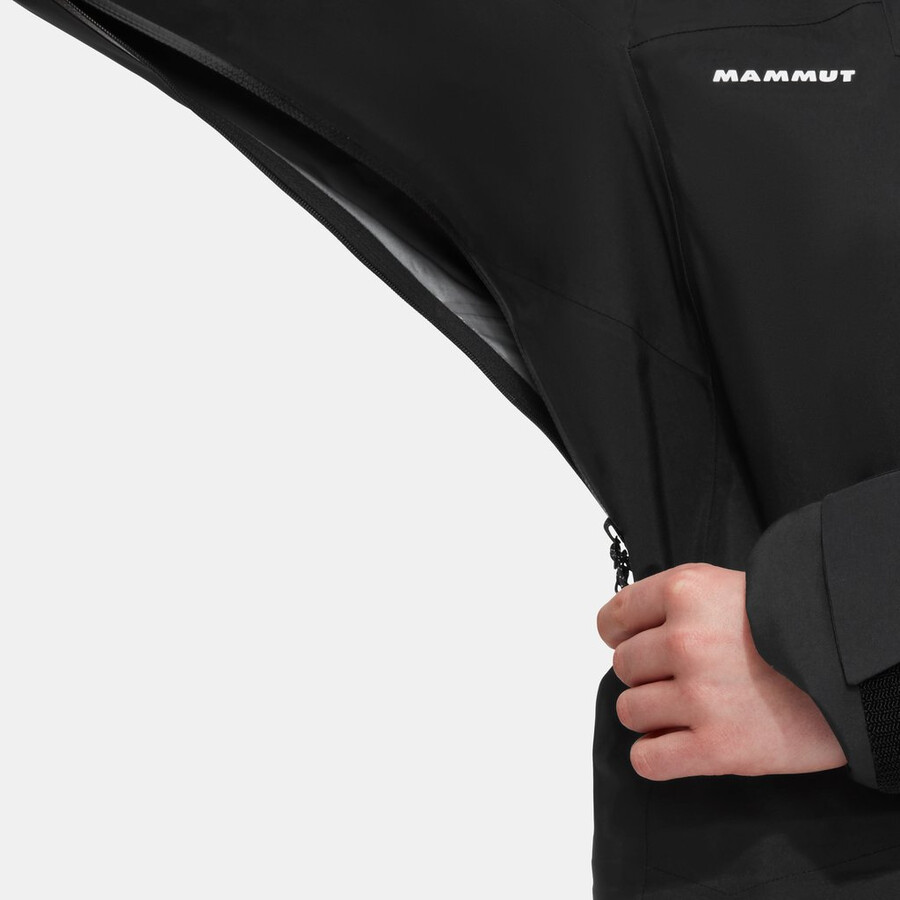 eiger free advanced hs kapuzenjacke damen schwarz