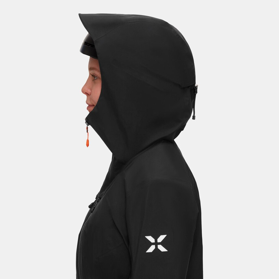 eiger free advanced hs kapuzenjacke damen schwarz
